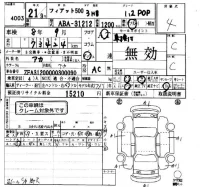 Fiat 500 лот № 4003 оценка 4  с аукциона в Японии 4
