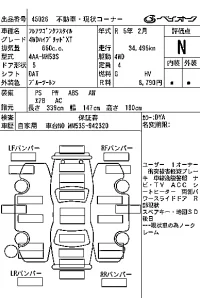 Mazda FLAIR WAGON лот № 45026 оценка N  с аукциона в Японии 6