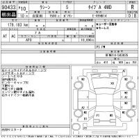 Nissan RASHEEN лот № 90433 оценка R  с аукциона в Японии 11