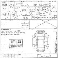 Nissan CLIPPER VAN лот № 80031 оценка X  с аукциона в Японии 10