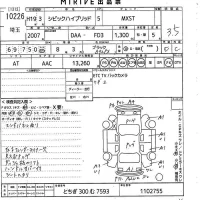 Honda CIVIC HYBRID лот № 10226 оценка 3.5  с аукциона в Японии 10