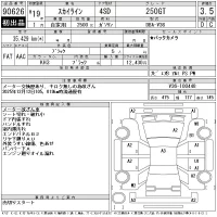 Nissan SKYLINE лот № 90626 оценка 3.5  с аукциона в Японии 10
