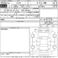 Nissan KICKS лот № 30509 оценка 4.5  с аукциона в Японии 9