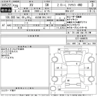 Subaru XV лот № 30522 оценка 3  с аукциона в Японии 9