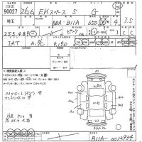 Mitsubishi EK SPACE лот № 90027 оценка 3.5  с аукциона в Японии 10