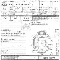 Nissan CUBECUBIC лот № 90108 оценка 3  с аукциона в Японии 11