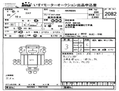 Isuzu ELF  с аукциона в Японии