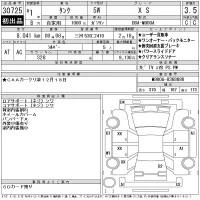 Toyota TANK лот № 30725 оценка 3.5  с аукциона в Японии 11