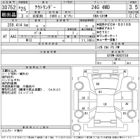 Mitsubishi OUTLANDER лот № 30752 оценка 3.5  с аукциона в Японии 11