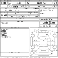 Daihatsu Cast лот № 3003 оценка 3.5  с аукциона в Японии 2