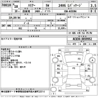 Toyota HARRIER лот № 70010 оценка 3.5  с аукциона в Японии 2