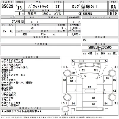 Nissan VANETTE TRUCK  с аукциона в Японии