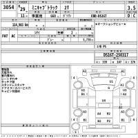 Mitsubishi MINICAB TRUCK лот № 3054 оценка 3.5  с аукциона в Японии 2