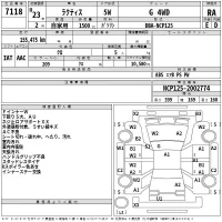 Toyota RACTIS лот № 7118 оценка RA  с аукциона в Японии 2