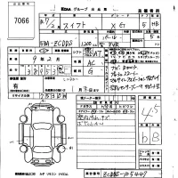 Suzuki SWIFT лот № 7066 оценка 4.5  с аукциона в Японии 5