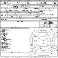 Honda LIFE лот № 7128 оценка RA  с аукциона в Японии 2