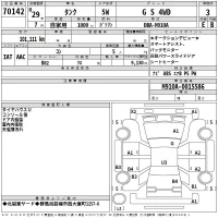 Toyota TANK лот № 70142 оценка 3  с аукциона в Японии 2