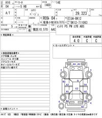 Nissan MARCH лот № 4023 оценка 4  с аукциона в Японии 5