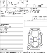 Nissan MARCH лот № 4031 оценка 4  с аукциона в Японии 5