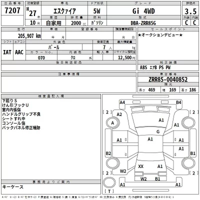 Toyota ESQUIRE  с аукциона в Японии