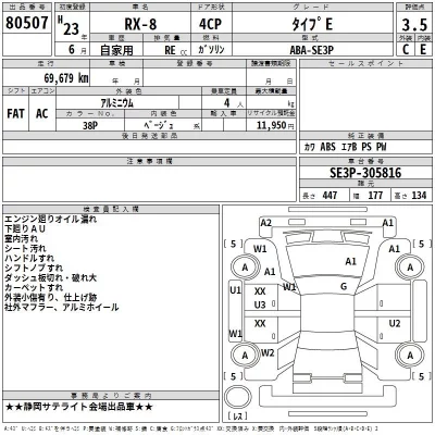 Mazda RX-8  с аукциона в Японии