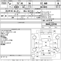 Suzuki WAGON R лот № 7213 оценка R  с аукциона в Японии 2