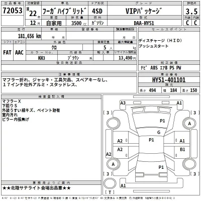 Nissan FUGA  с аукциона в Японии