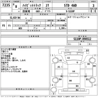Daihatsu HIJET TRUCK лот № 7235 оценка 3  с аукциона в Японии 2