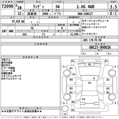Suzuki LANDY  с аукциона в Японии