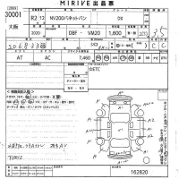 Nissan NV200 лот № 30001 оценка 3.5  с аукциона в Японии 10