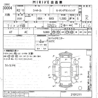 Honda SHUTTLE лот № 30004 оценка R  с аукциона в Японии 10