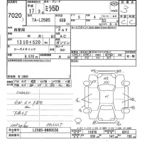 Daihatsu MIRA лот № 7020 оценка 3  с аукциона в Японии 4