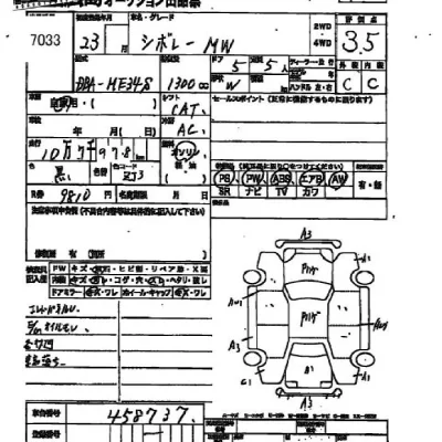 Suzuki CHEVROLET MW  с аукциона в Японии