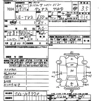 Subaru SAMBAR лот № 7034 оценка 3.5  с аукциона в Японии 2