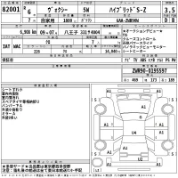 Toyota VOXY лот № 82001 оценка 3.5  с аукциона в Японии 2