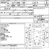 Subaru IMPREZA G4 лот № 70124 оценка R  с аукциона в Японии 2