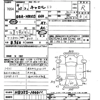Mazda CAROL  с аукциона в Японии