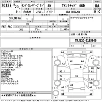 Toyota LAND CRUISER PRADO лот № 70137 оценка RA  с аукциона в Японии 2