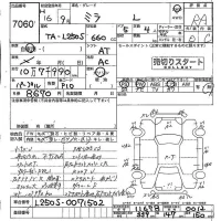 Daihatsu MIRA лот № 7060 оценка RA  с аукциона в Японии 4
