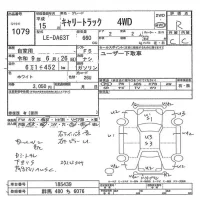 Suzuki CARRY TRUCK лот № 1079 оценка R  с аукциона в Японии 7