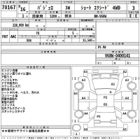 Mitsubishi PAJERO лот № 70167 оценка 3  с аукциона в Японии 2