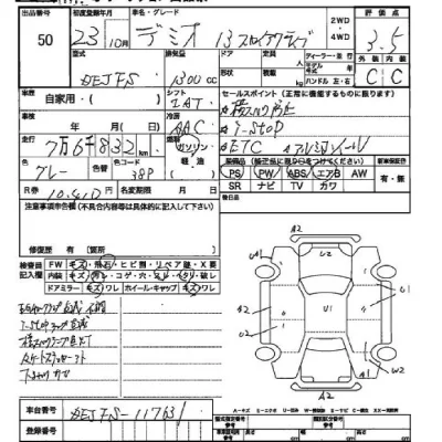 Mazda DEMIO  с аукциона в Японии
