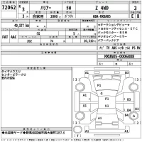 Toyota HARRIER лот № 72062 оценка 3  с аукциона в Японии 2