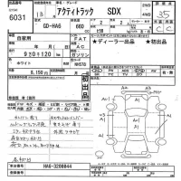 Honda ACTY TRUCK лот № 6031 оценка 3.5  с аукциона в Японии 9