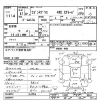 Suzuki WAGON R лот № 1114 оценка 3  с аукциона в Японии 7