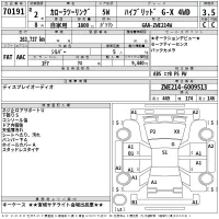 Toyota COROLLA TOURING лот № 70191 оценка 3.5  с аукциона в Японии 2