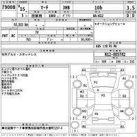 Nissan MARCH лот № 79008 оценка 3.5  с аукциона в Японии 2