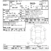 Honda FIT лот № 3021 оценка 4.5  с аукциона в Японии 6