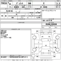 Toyota DUET лот № 79016 оценка 3.5  с аукциона в Японии 2