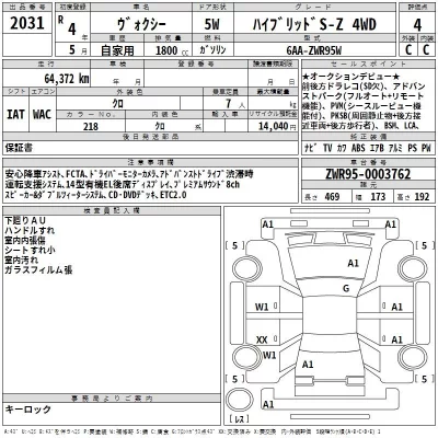 Toyota CAMRY  с аукциона в Японии